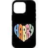 Retro Harry Heart Tees and Gifts Custodia per iPhone 16 Pro Retro Harry Heart Design for Men Women Kids