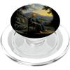 Clavis Artis Esoteric Occult Sun Sol Sym Alchimista che ha raggiunto l'illuminazione Arte Vintage PopSockets PopGrip per MagSafe