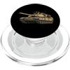Veicolo corazzato da fanteria statuniten Carro armato principale dell'esercito americano M1A2 Abrams PopSockets PopGrip per MagSafe