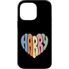 Retro Harry Heart Tees and Gifts Custodia per iPhone 14 Pro Max Retro Harry Heart Design for Men Women Kids