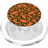 generic Arancione Oliva Boho Floral Graphic PopSockets PopGrip per MagSafe