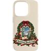 Christmas Season Custodia per iPhone 14 Pro Lettura natalizia del club del libro di Natale