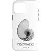 Delta12Designs Custodia per iPhone 16 Pro Max Fibonacci, nato 1170 - Nautilus Spiral Shell X-Ray