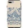 Fantasy Bookish Realm Custodia per iPhone 7 Plus/8 Plus Citazione del castello del drago del libro di Fantasy Reader