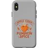 Funny Apple Cider Lovers Fall Season Out Custodia per iPhone X/XS Divertente sidro di mele no alle spezie di zucca