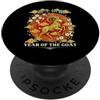 Happy 2027 Chinese Zodiac Lunar New Year Capodanno cinese 2027 Anno Di Capra Lunare Capodanno Pecore PopSockets PopGrip Adesivo
