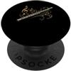 Melody Flourish Flauto Classico Con Note Musicali Orchestra Music Lover PopSockets PopGrip Adesivo