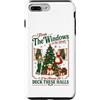 Christmas Santa Funny Xmas Family Outfit Custodia per iPhone 7 Plus/8 Plus Dalle finestre alle pareti Sono circa Deck Halls Natale