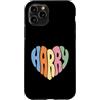 Retro Harry Heart Tees and Gifts Custodia per iPhone 11 Pro Retro Harry Heart Design for Men Women Kids