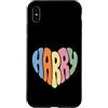 Retro Harry Heart Tees and Gifts Custodia per iPhone XS Max Retro Harry Heart Design for Men Women Kids