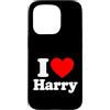 I Love Harry Fun Tees and Gifts Custodia per iPhone 15 Pro I Love Heart Harry Design for Men Women
