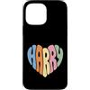 Retro Harry Heart Tees and Gifts Custodia per iPhone 13 Pro Max Retro Harry Heart Design for Men Women Kids