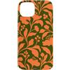 generic Custodia per iPhone 15 Plus Arancione Oliva Boho Floral Graphic