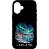 Nordic Skies Travel T-shirt Co. Custodia per iPhone 16 Tour delle vacanze in Lapponia Aurora Borealis Crociera Souvenir Viaggio