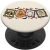 Halloween in October Carino Frog Halloween Cornici Ghost Pipistrello Candy Mais PopSockets PopGrip Adesivo