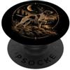 Paws & Trails Puntatore tedesco a pelo corto Cani da caccia Luna crescente PopSockets PopGrip Adesivo