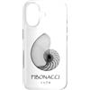 Delta12Designs Custodia per iPhone 17 Fibonacci, nato 1170 - Nautilus Spiral Shell X-Ray