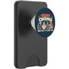 Christmas Season Divertente festa di Natale con polli in fattoria PopSockets PopWallet per MagSafe