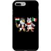 Italy Hungary Heritage Custodia per iPhone 7 Plus/8 Plus Bandiera Italia Ungheria Radici italo-ungheresi Eredità