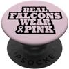 Breast Cancer Awareness Shopp I veri falchi indossano un supporto rosa per la consapevolezza del cancro al seno PopSockets PopGrip Adesivo
