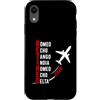 Departure Chapter Aviation Retirement Custodia per iPhone XR Ritirato 2028 Alfabeto fonetico Pilota di aeroplano Pensionamento
