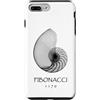 Delta12Designs Custodia per iPhone 7 Plus/8 Plus Fibonacci, nato 1170 - Nautilus Spiral Shell X-Ray