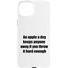 EW PEOPLE INTROVERTS UNITE AT HOME Funny Custodia per iPhone 15 Plus APPLE A DAY TIENE CHIUNQUE LONTANO LUNGHEZZA ABBASTANZA SUL RETRO