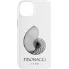 Delta12Designs Custodia per iPhone 14 Plus Fibonacci, nato 1170 - Nautilus Spiral Shell X-Ray