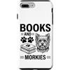 Funny Morkie And Book Designs Custodia per iPhone 7 Plus/8 Plus Libri E Morkies Divertente Morkie