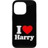 I Love Harry Fun Tees and Gifts Custodia per iPhone 13 Pro I Love Heart Harry Design for Men Women
