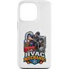 HVAC Mechanic Humor Designs Custodia per iPhone 13 Pro Divertente HVAC meccanico riscaldamento raffreddamento riparazione Tech