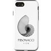 Delta12Designs Custodia per iPhone SE (2020) / 7/8 Fibonacci, nato 1170 - Nautilus Spiral Shell X-Ray