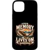 Forever Remembered Memorial Keepsakes Custodia per iPhone 15 Plus La tua memoria vive di memoria ricordata per sempre