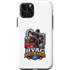 HVAC Mechanic Humor Designs Custodia per iPhone 11 Pro Divertente HVAC meccanico riscaldamento raffreddamento riparazione Tech