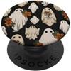 Ghost Halloween Flowers Grip Holder Ghost Halloween Flowers PopSockets PopGrip Adesivo