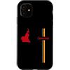 MASH MOSH Custodia per iPhone 11 Camerun, mappa del Camerun, bandiera del paese, disegno di viaggio