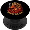 Happy 2027 Chinese Zodiac Lunar New Year 2027 Anno Di Capra Capodanno Cinese Pecore Lunare Zodiaco PopSockets PopGrip Adesivo