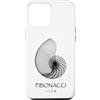 Delta12Designs Custodia per iPhone 12 Pro Max Fibonacci, nato 1170 - Nautilus Spiral Shell X-Ray