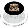 Forever Remembered Memorial Keepsakes La tua memoria vive di memoria ricordata per sempre PopSockets PopGrip per MagSafe