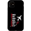 Departure Chapter Aviation Retirement Custodia per iPhone 11 Ritirato 2028 Alfabeto fonetico Pilota di aeroplano Pensionamento