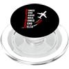 Departure Chapter Aviation Retirement Ritirato 2028 Alfabeto fonetico Pilota di aeroplano Pensionamento PopSockets PopGrip per MagSafe