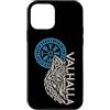 Nordic Wolf Knotwork Illustrations Custodia per iPhone 12 mini Valhalla Fenrir Lupo Vegvisir Nodo Norreno FENRIR