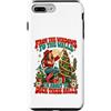 Retro Cowgirl Funny Western Christmas Gi Custodia per iPhone 7 Plus/8 Plus Dalle finestre alle pareti XMAS Cowgirl Western Christmas