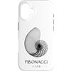 Delta12Designs Custodia per iPhone 16 Fibonacci, nato 1170 - Nautilus Spiral Shell X-Ray