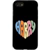 Retro Harry Heart Tees and Gifts Custodia per iPhone SE (2020) / 7/8 Retro Harry Heart Design for Men Women Kids