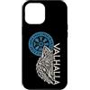 Nordic Wolf Knotwork Illustrations Custodia per iPhone 12 Pro Max Valhalla Fenrir Lupo Vegvisir Nodo Norreno FENRIR