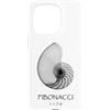 Delta12Designs Custodia per iPhone 15 Pro Fibonacci, nato 1170 - Nautilus Spiral Shell X-Ray