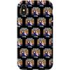 TEEAX Frontline warrior vintage Xmas Gif Custodia per iPhone X/XS Assistente sanitario STNA testato dallo Stato sulla parte anteriore