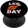 Funny Thanksgiving Weightlifting Clothin Giorno delle gambe divertente giorno del Ringraziamento palestra allenamento fitness Turchia Day PopSockets PopGrip Adesivo