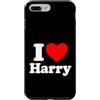 I Love Harry Fun Tees and Gifts Custodia per iPhone 7 Plus/8 Plus I Love Heart Harry Design for Men Women